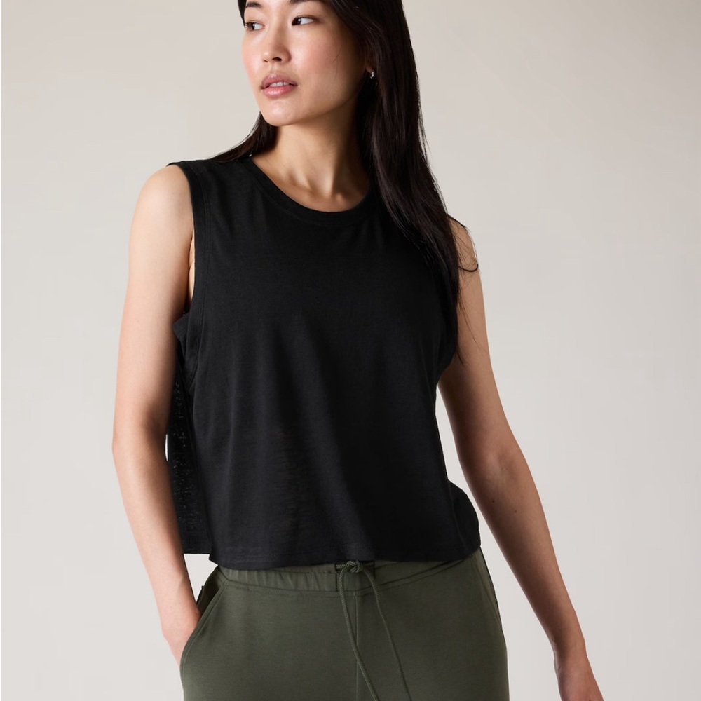 Black Athleta Muscle Thank